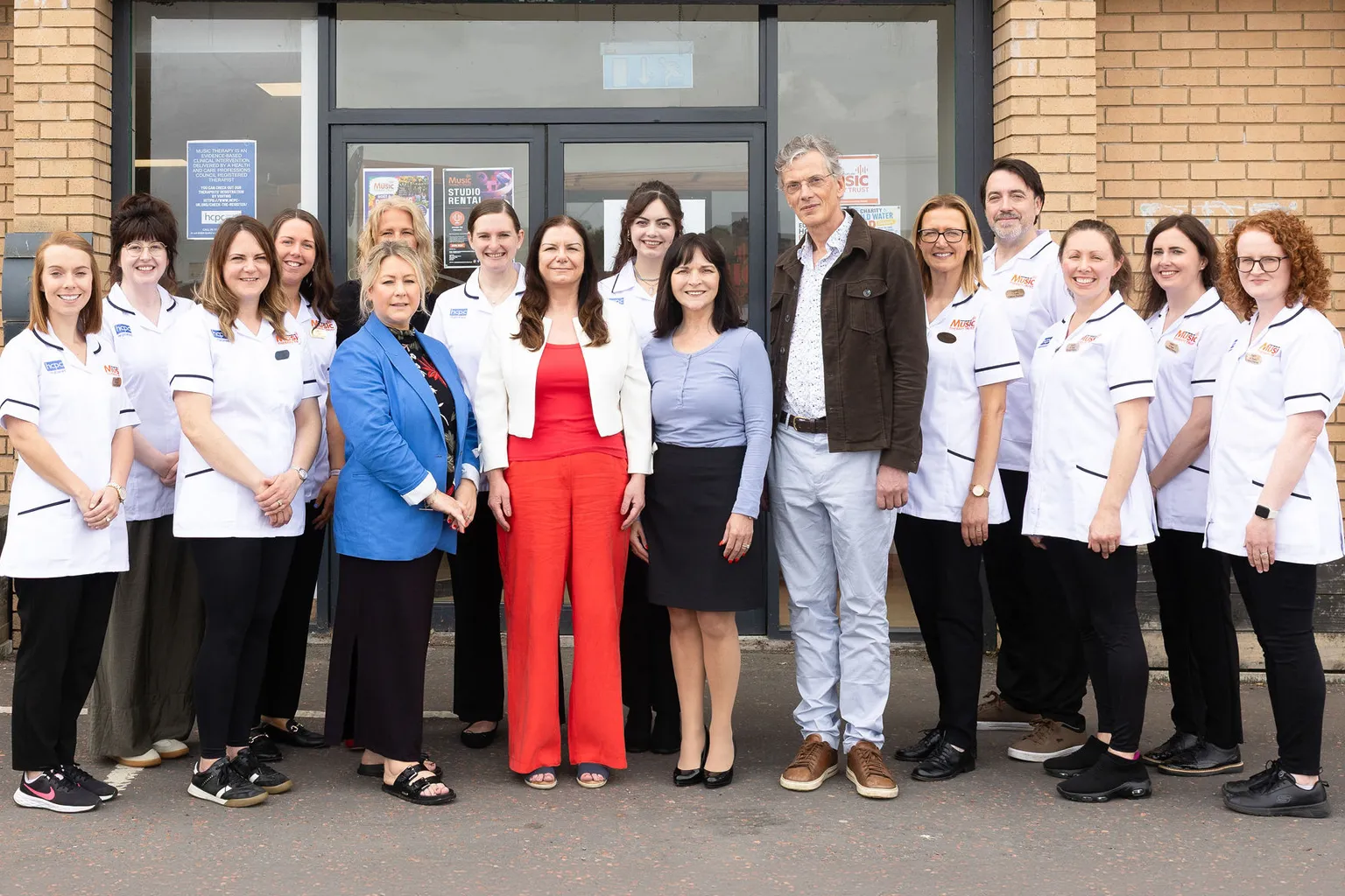 Nothern Ireland Music Therapy Trust Staff working together